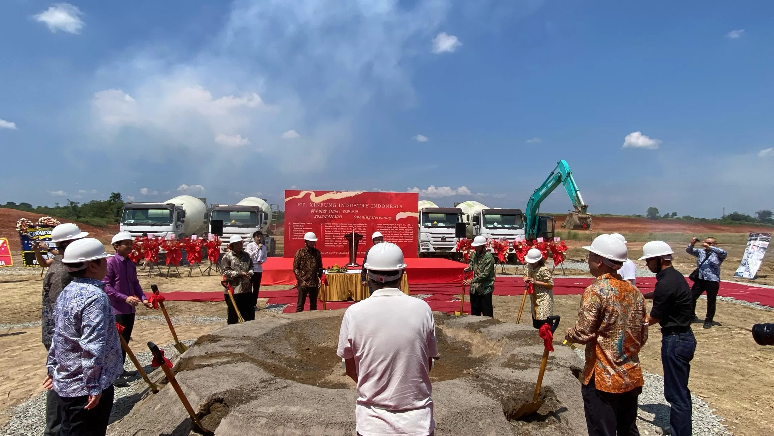 PT Xinfung Industry Indonesia Inaugurates New Plant Construction at Subang Smartpolitan